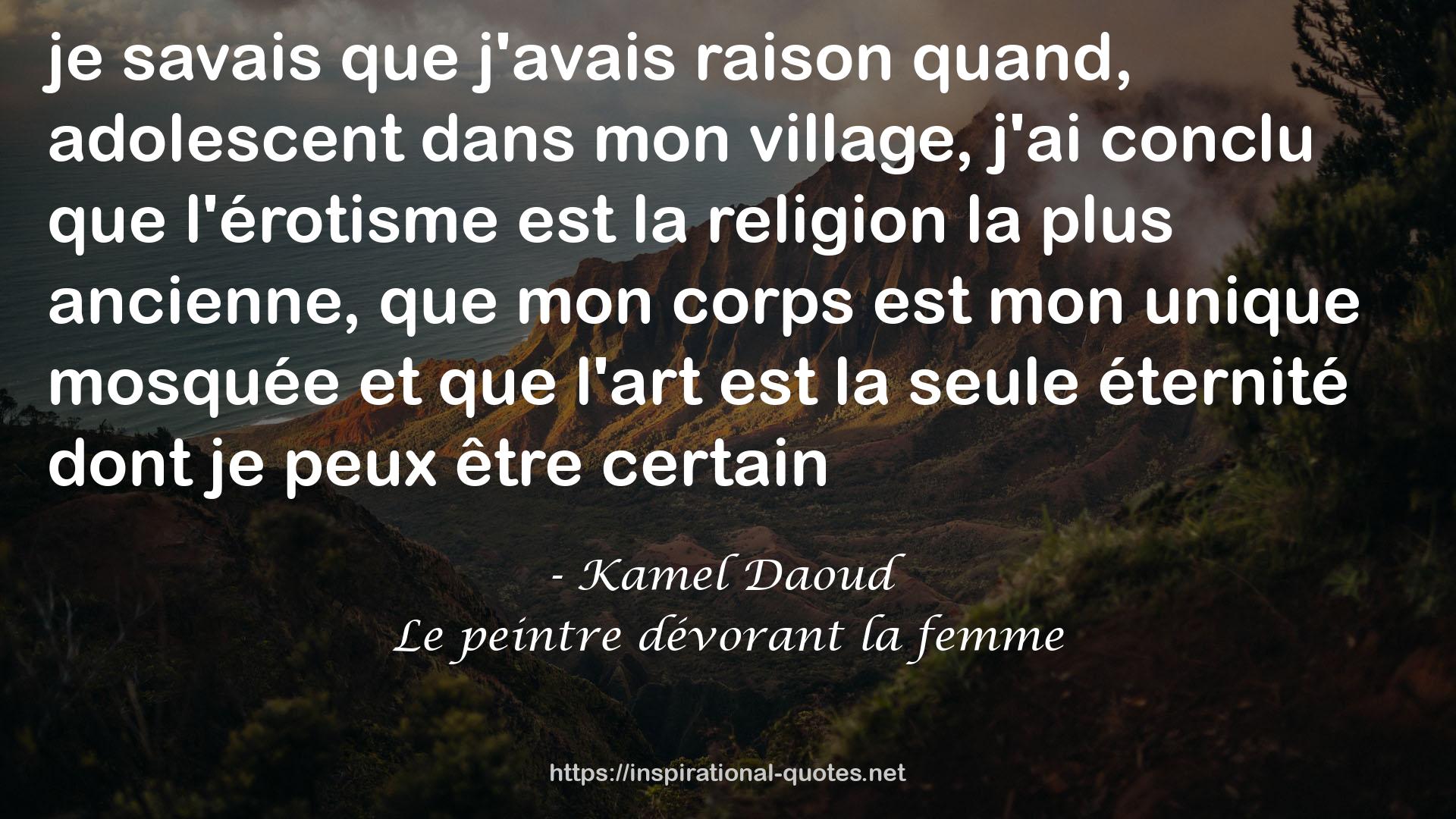 Le peintre dévorant la femme QUOTES