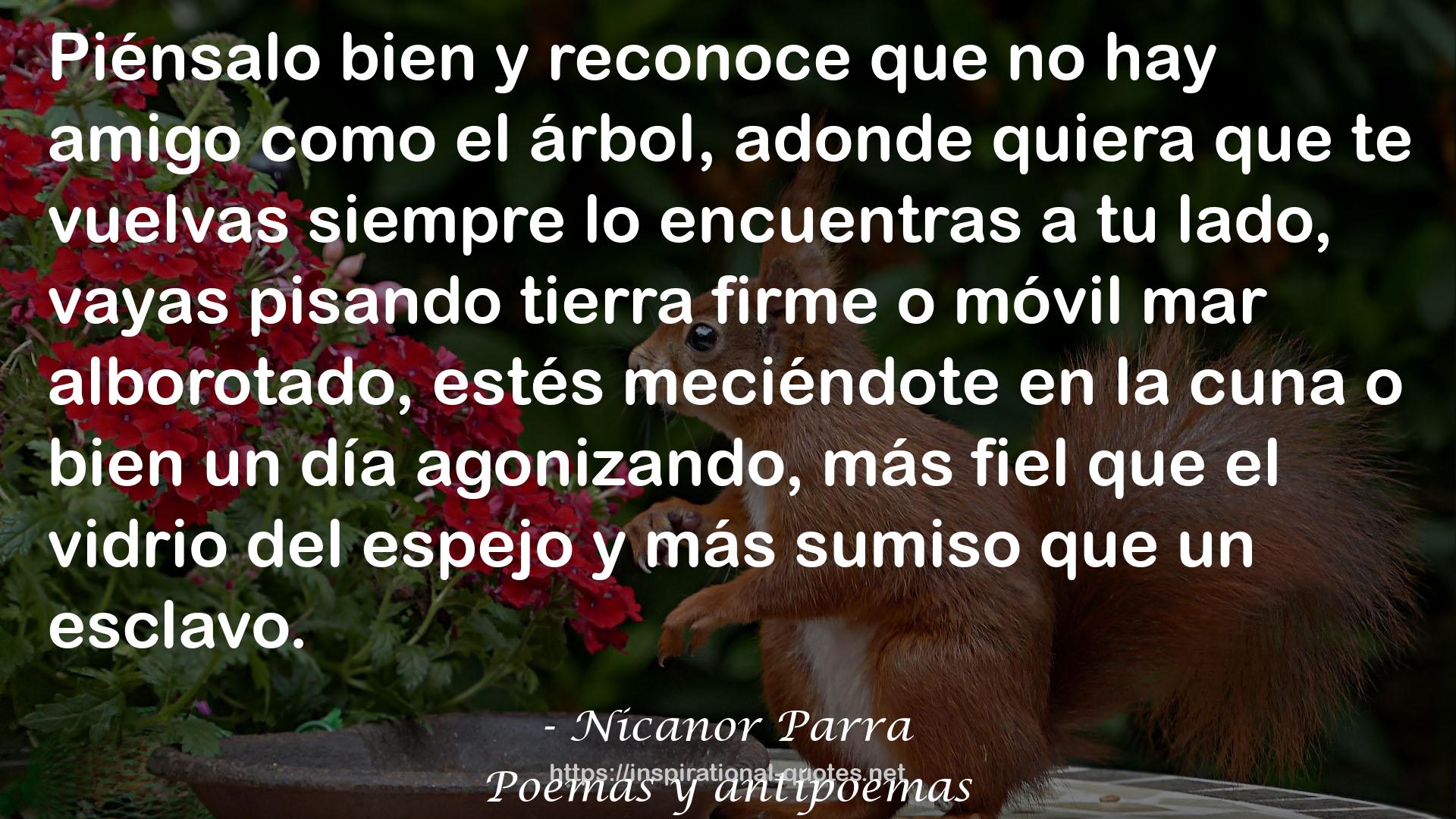 Poemas y antipoemas QUOTES