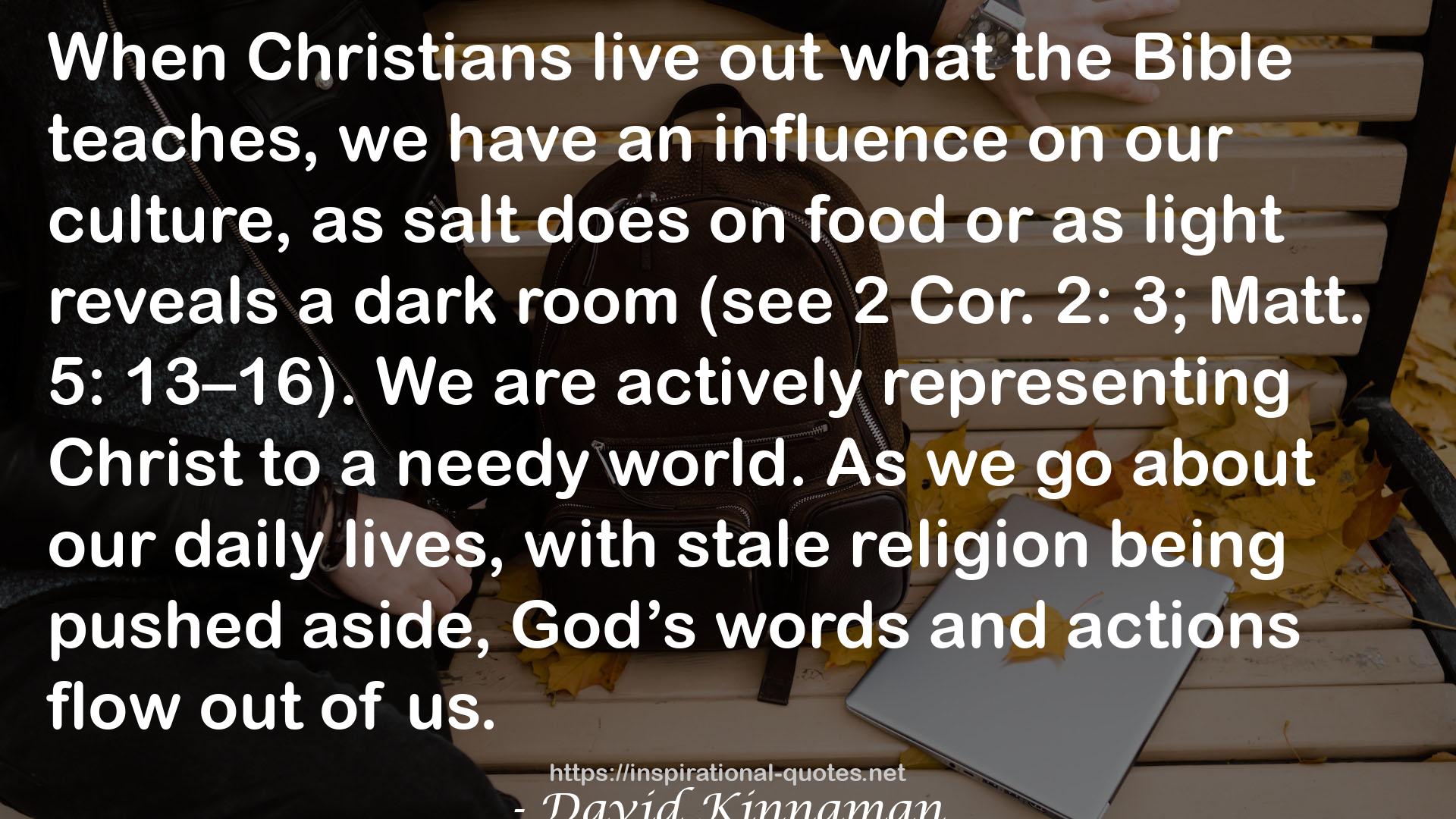 Unchristian: What a New Generation Really Thinks about Christianity...and Why It Matters QUOTES