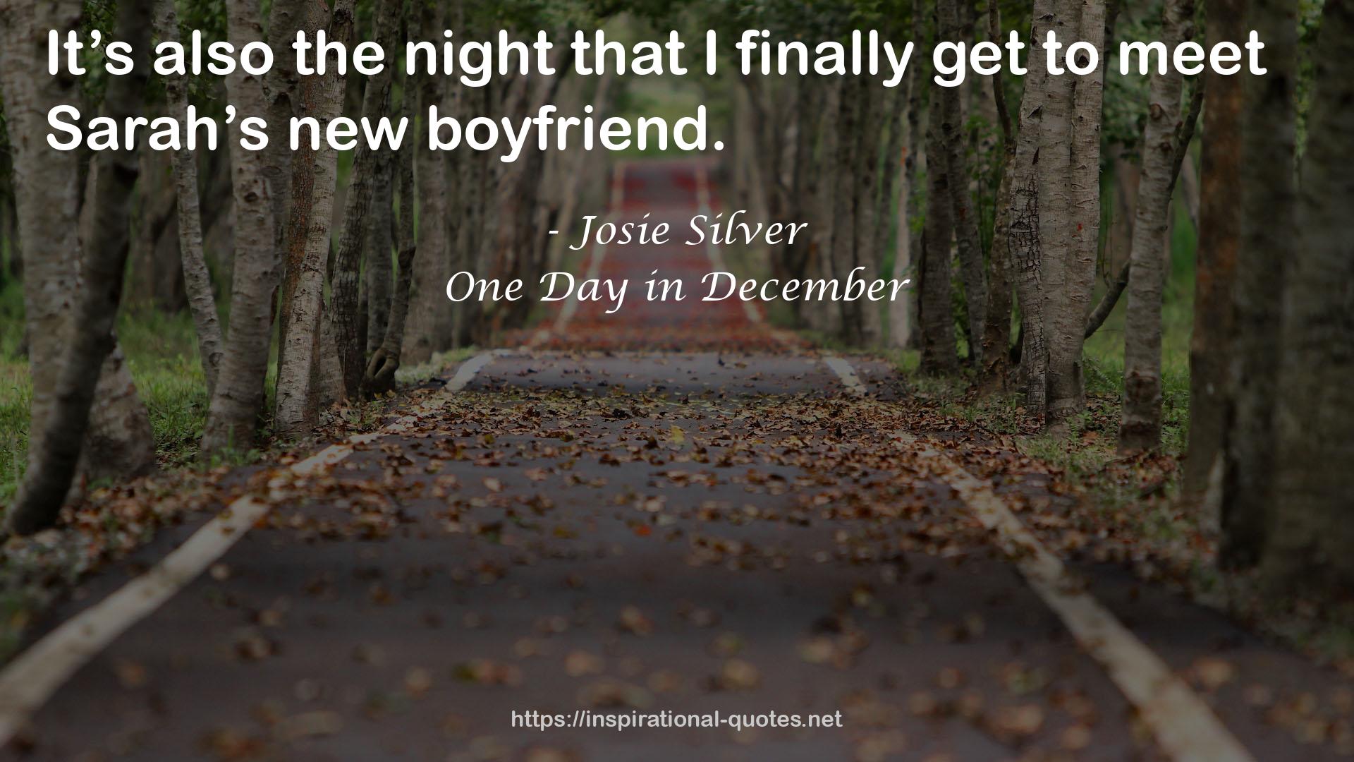 One Day in December QUOTES