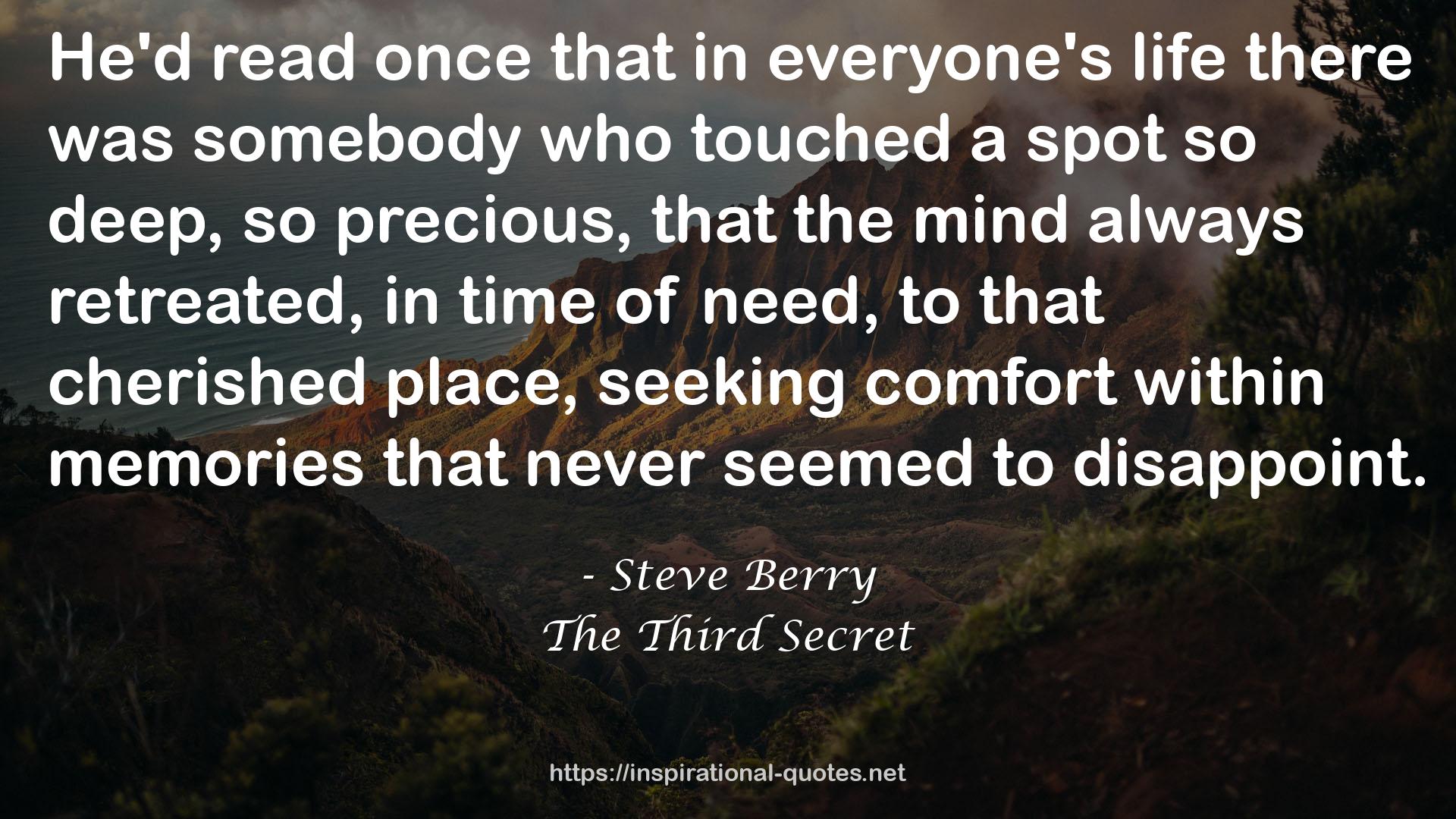 The Third Secret QUOTES