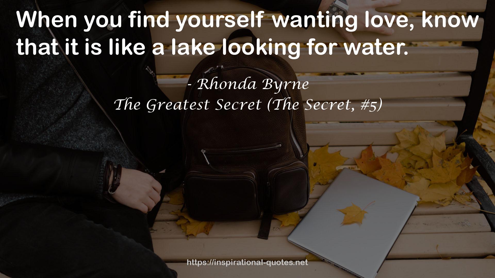 The Greatest Secret (The Secret, #5) QUOTES