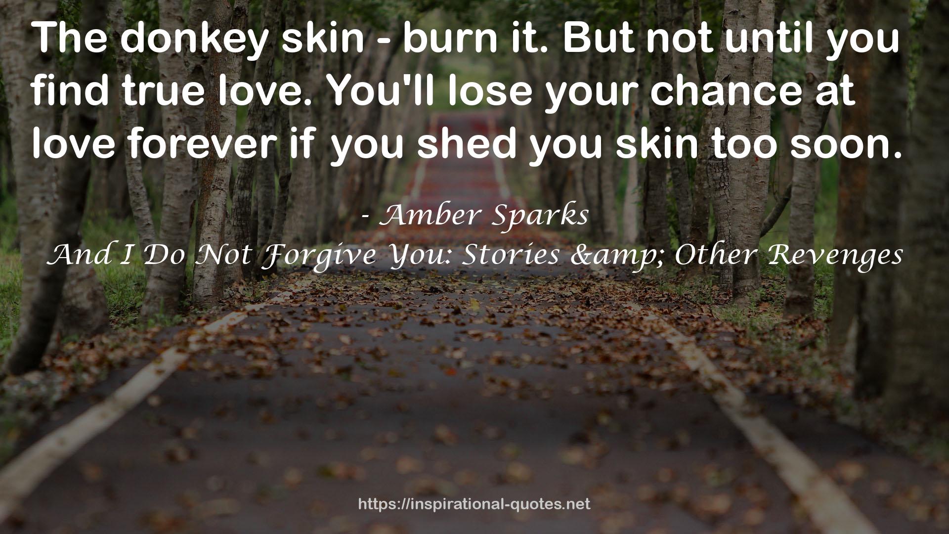 Amber Sparks QUOTES