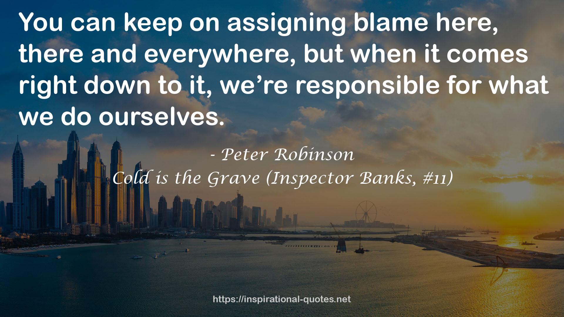 Peter Robinson QUOTES