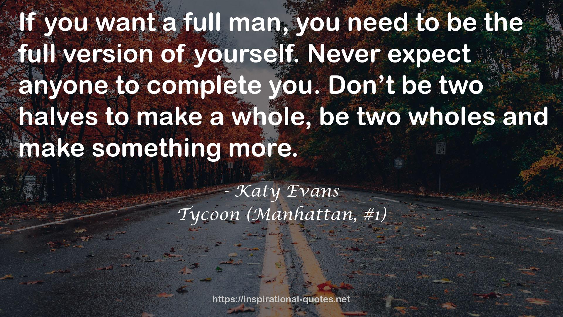 Tycoon (Manhattan, #1) QUOTES