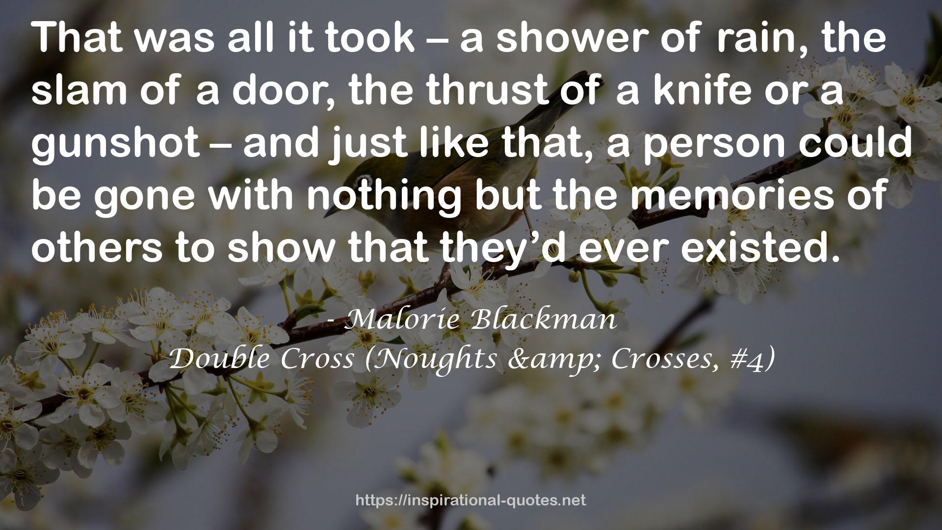 Double Cross (Noughts & Crosses, #4) QUOTES