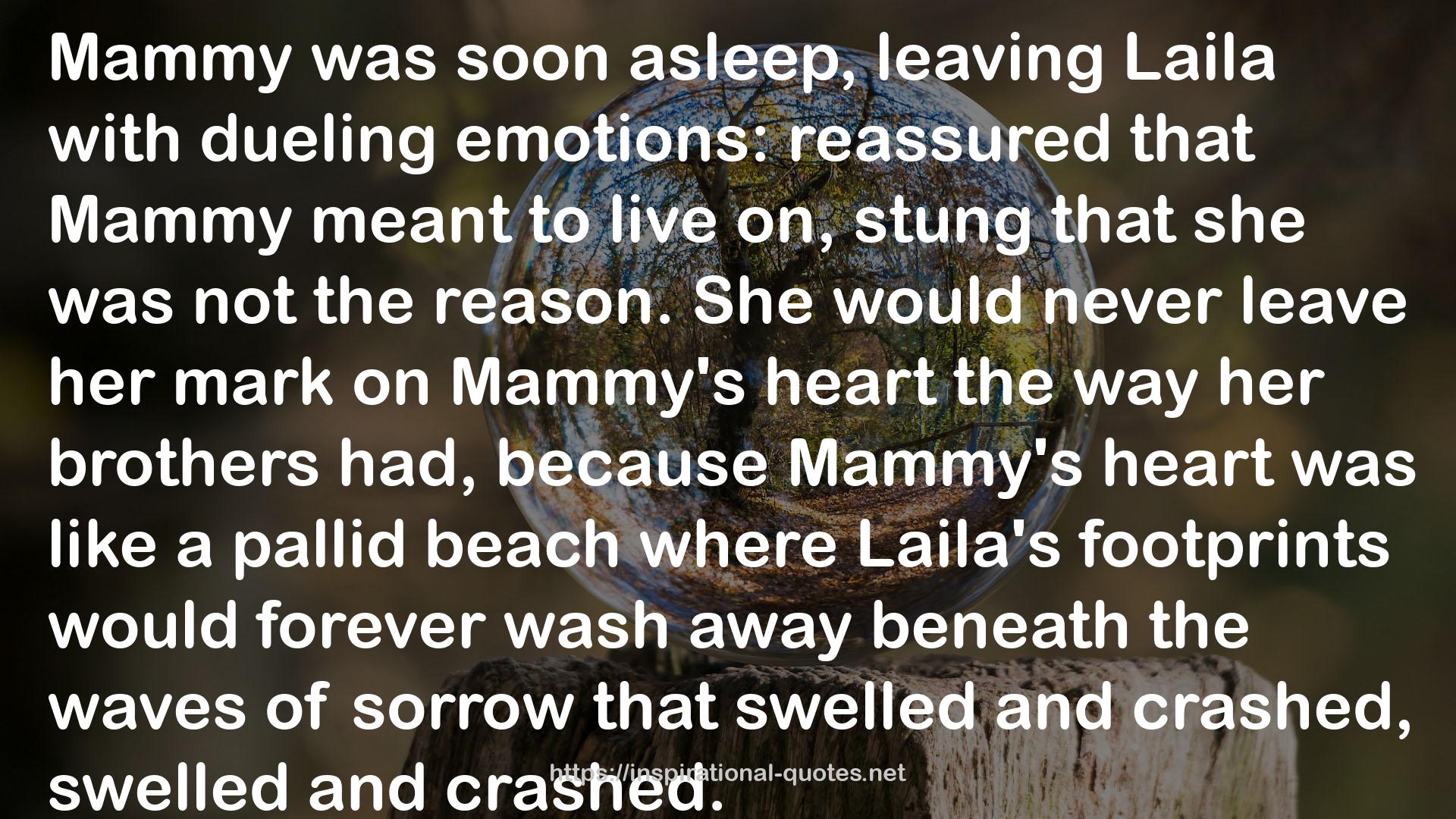 Laila's footprints  QUOTES