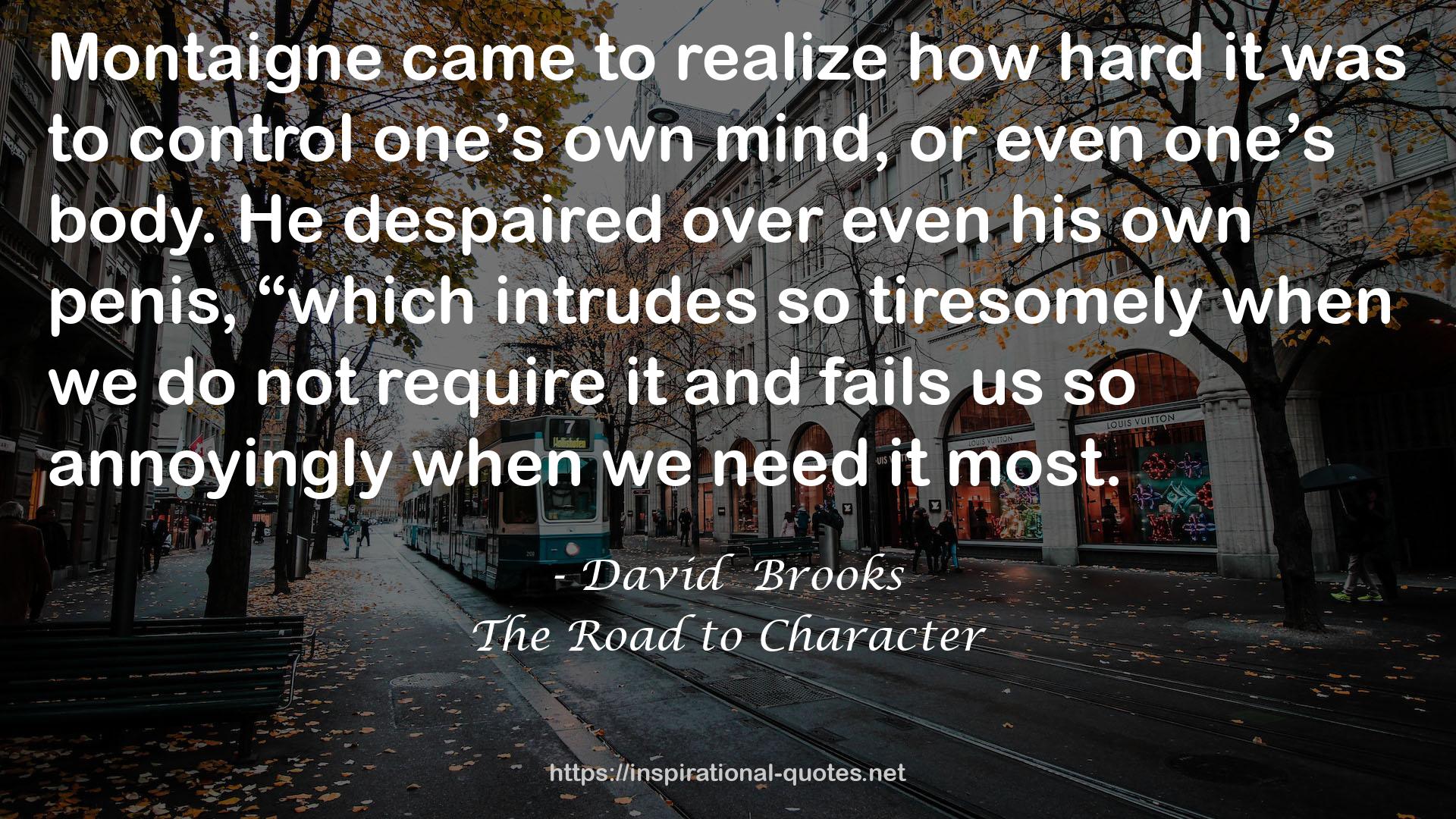 The Road to Character QUOTES