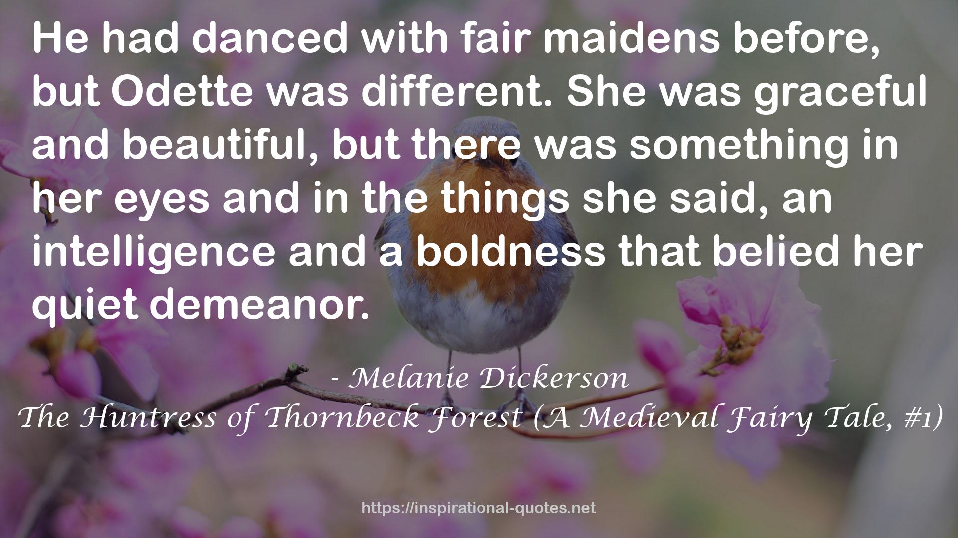 The Huntress of Thornbeck Forest (A Medieval Fairy Tale, #1) QUOTES