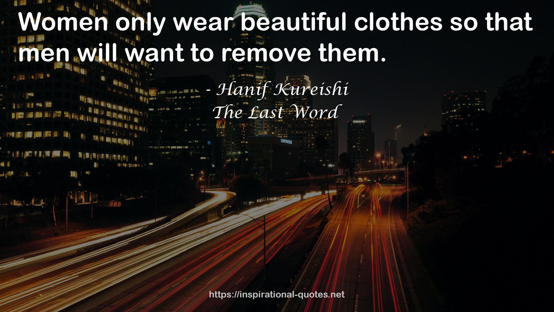 beautiful clothes  QUOTES