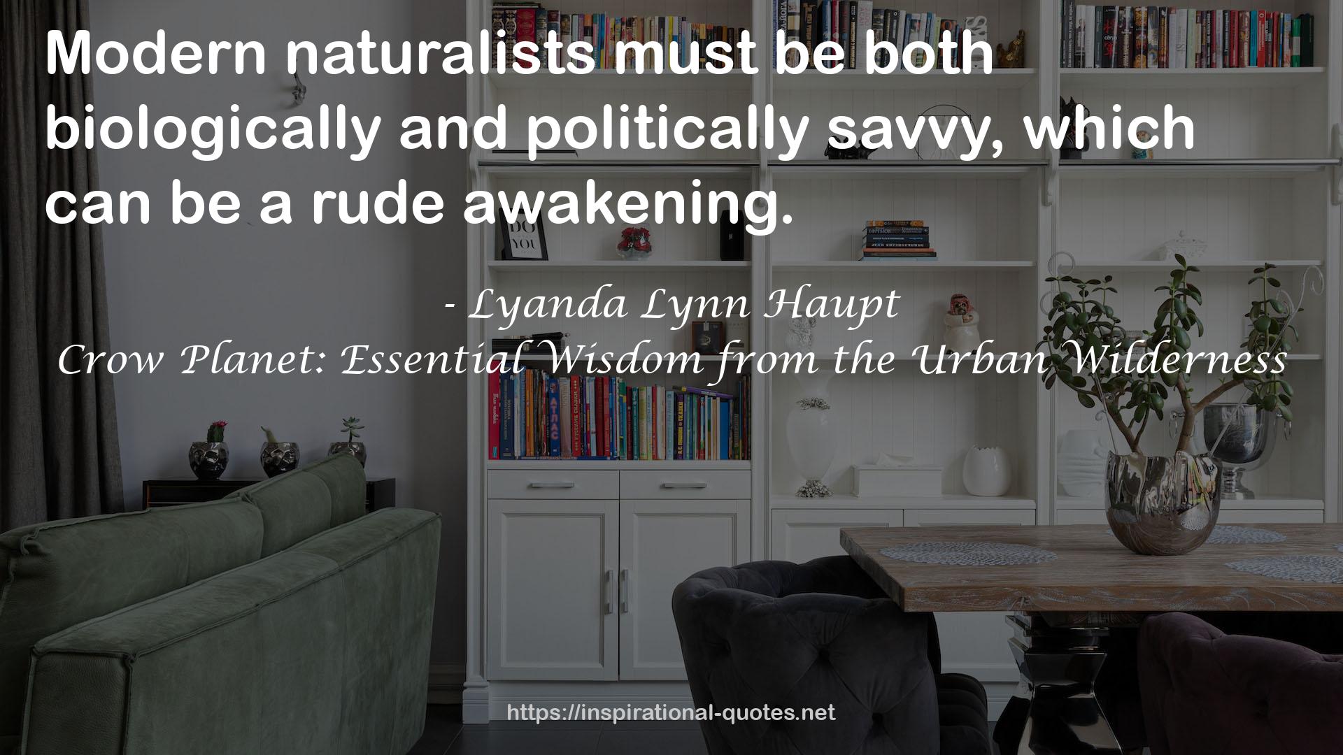 Lyanda Lynn Haupt QUOTES