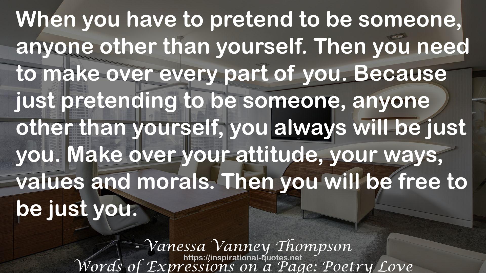 Vanessa Vanney Thompson QUOTES