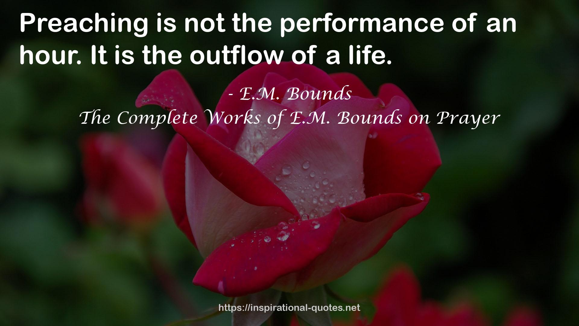 E.M. Bounds QUOTES