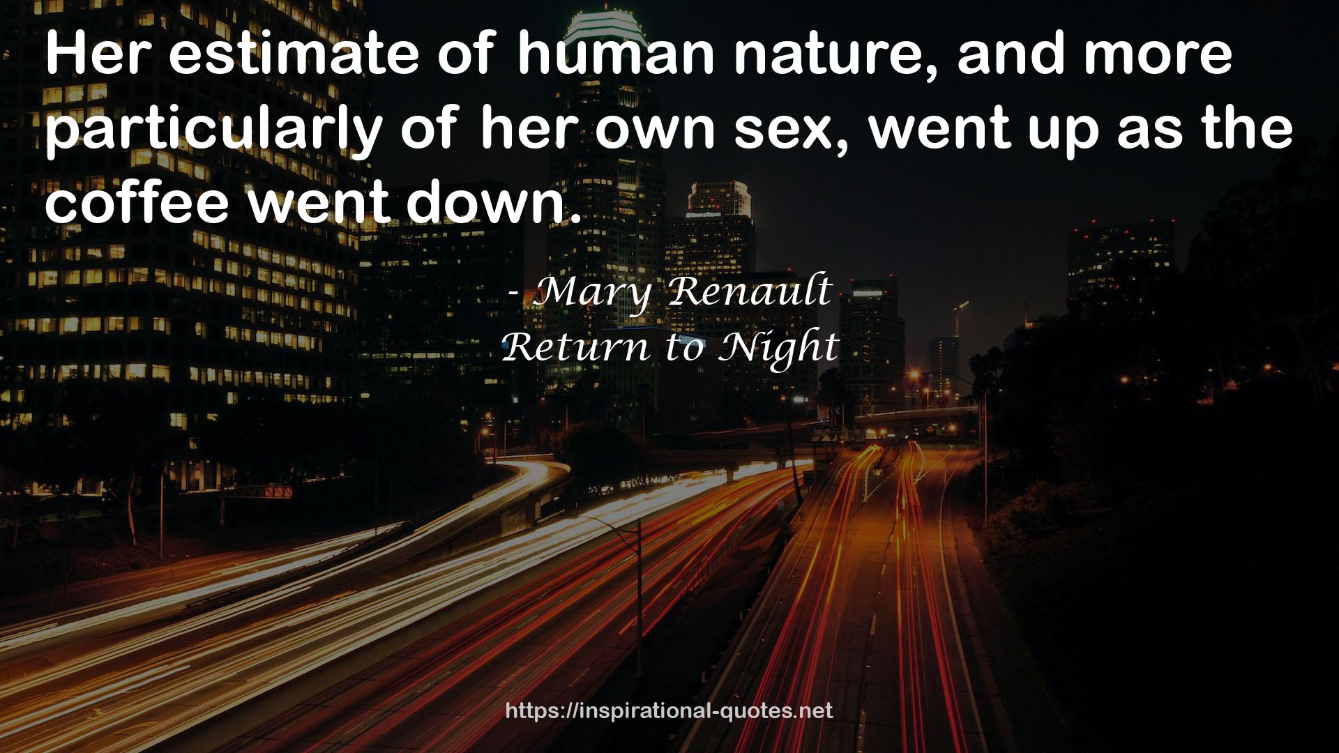 Return to Night QUOTES