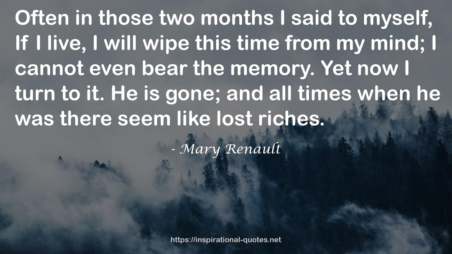 Mary Renault QUOTES