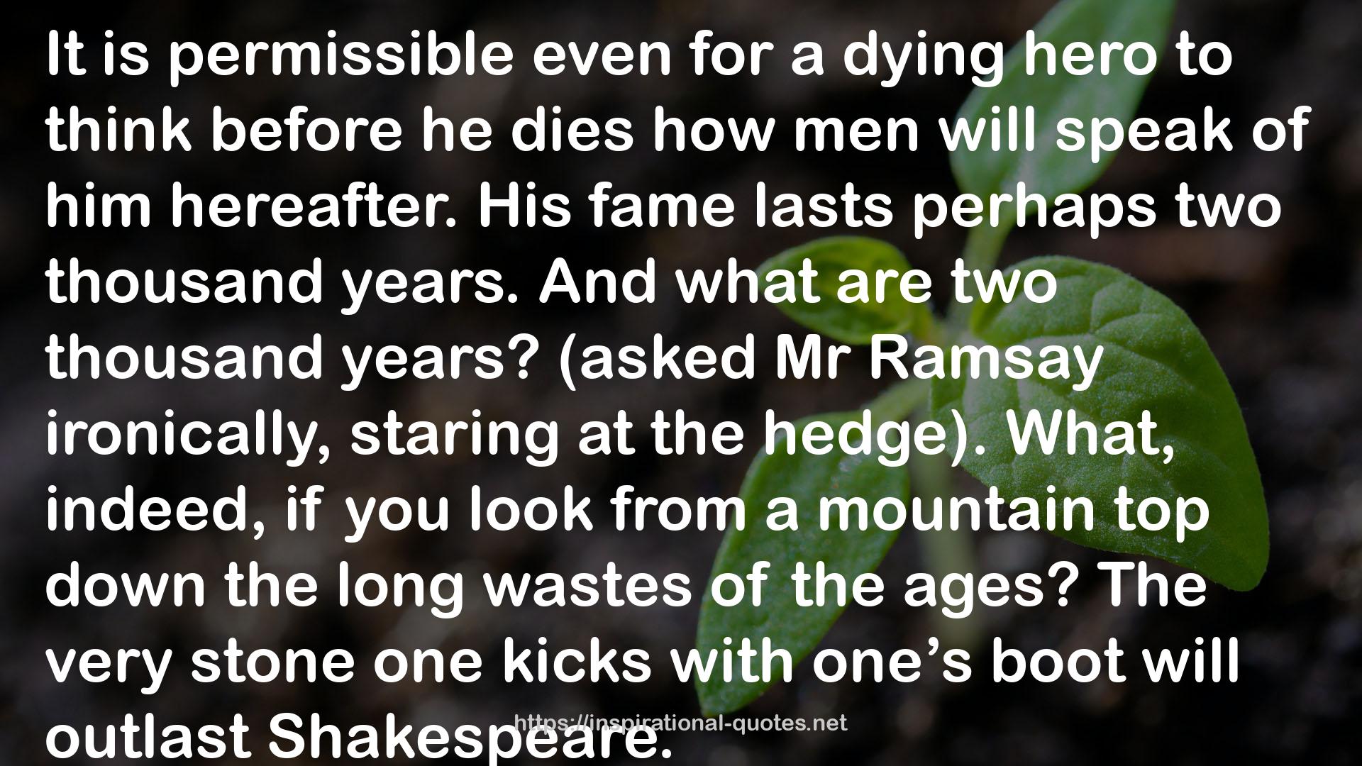 a dying hero  QUOTES