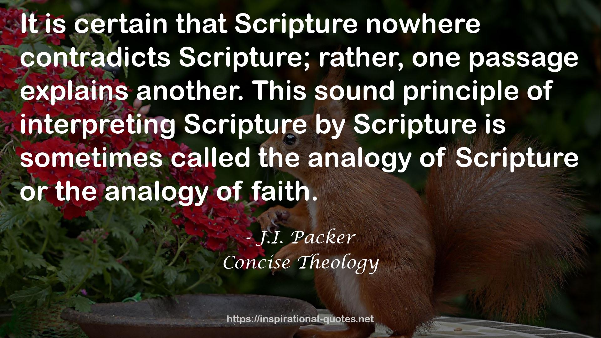 Concise Theology QUOTES