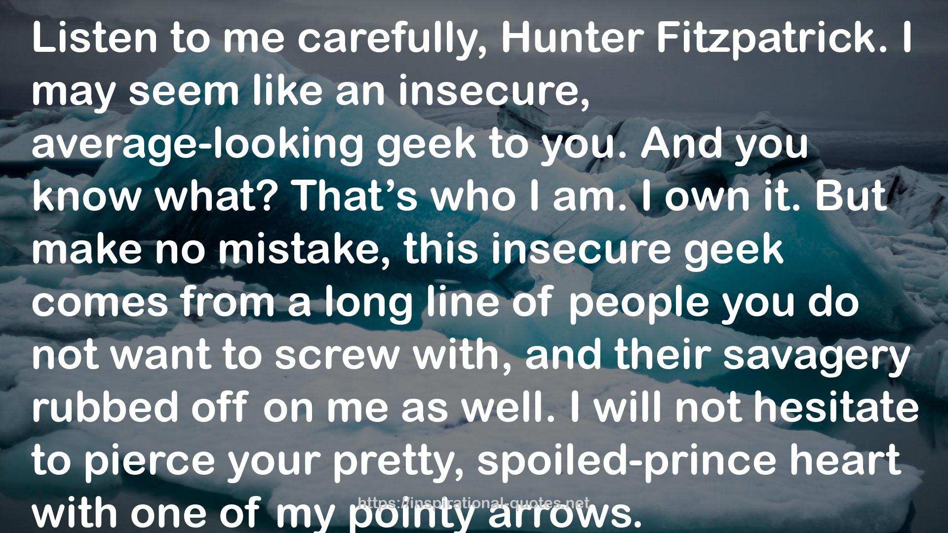 The Hunter (Boston Belles, #1) QUOTES