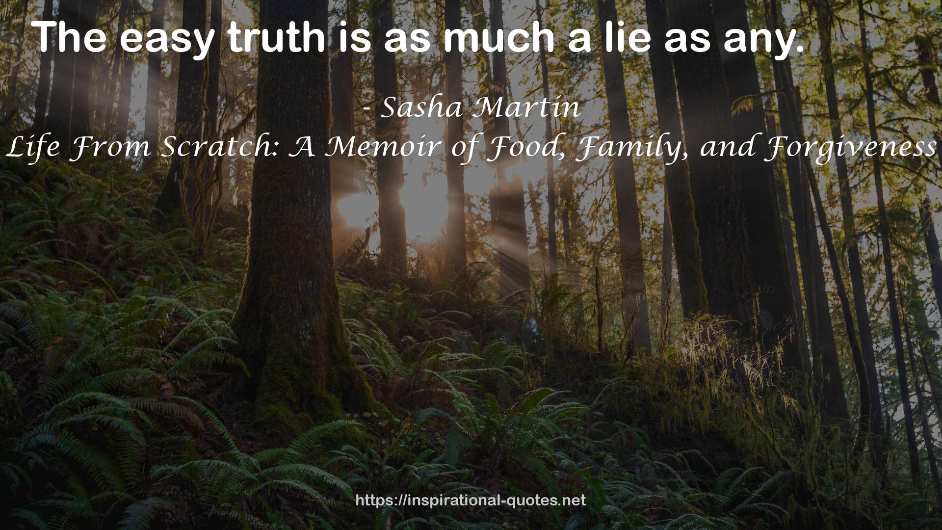 as much a lie  QUOTES