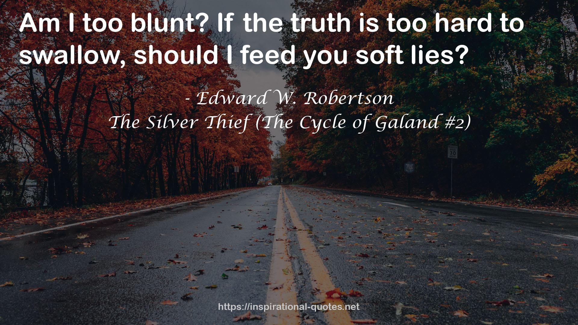 The Silver Thief (The Cycle of Galand #2) QUOTES