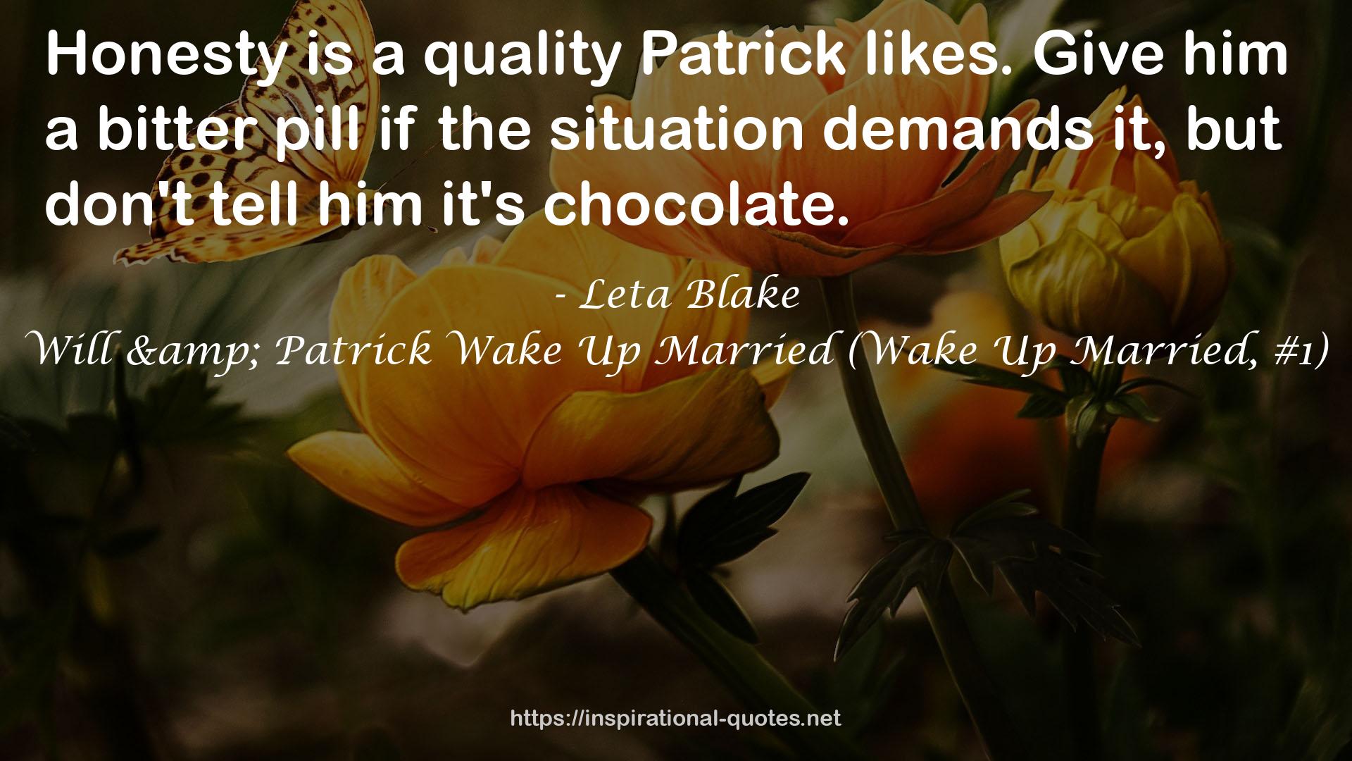 Will & Patrick Wake Up Married (Wake Up Married, #1) QUOTES