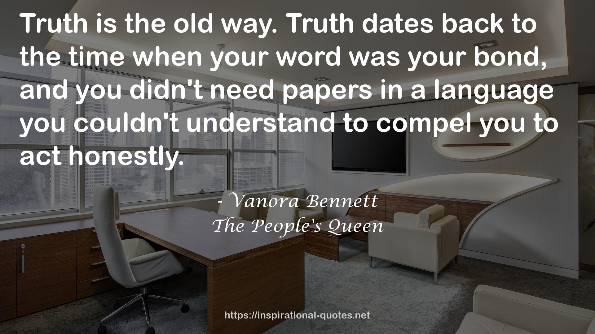 Vanora Bennett QUOTES