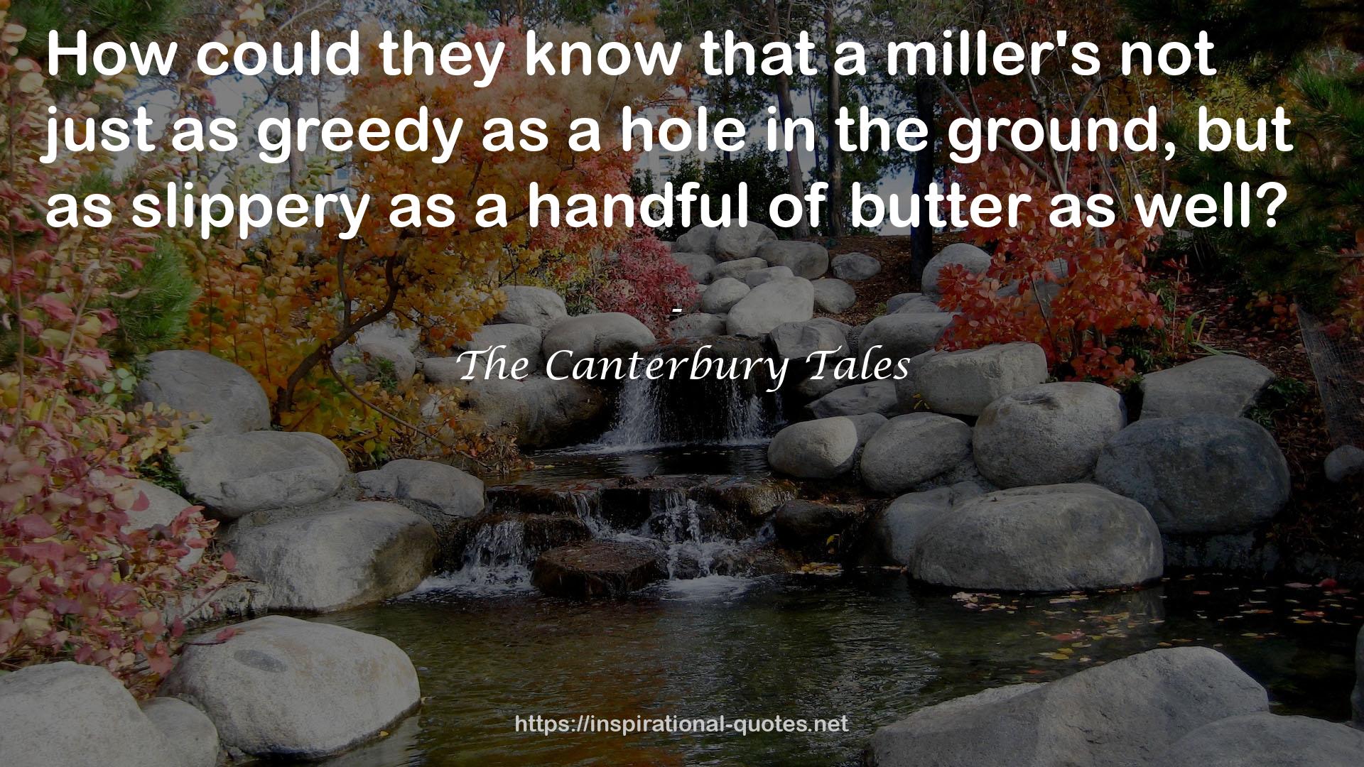 The Canterbury Tales QUOTES