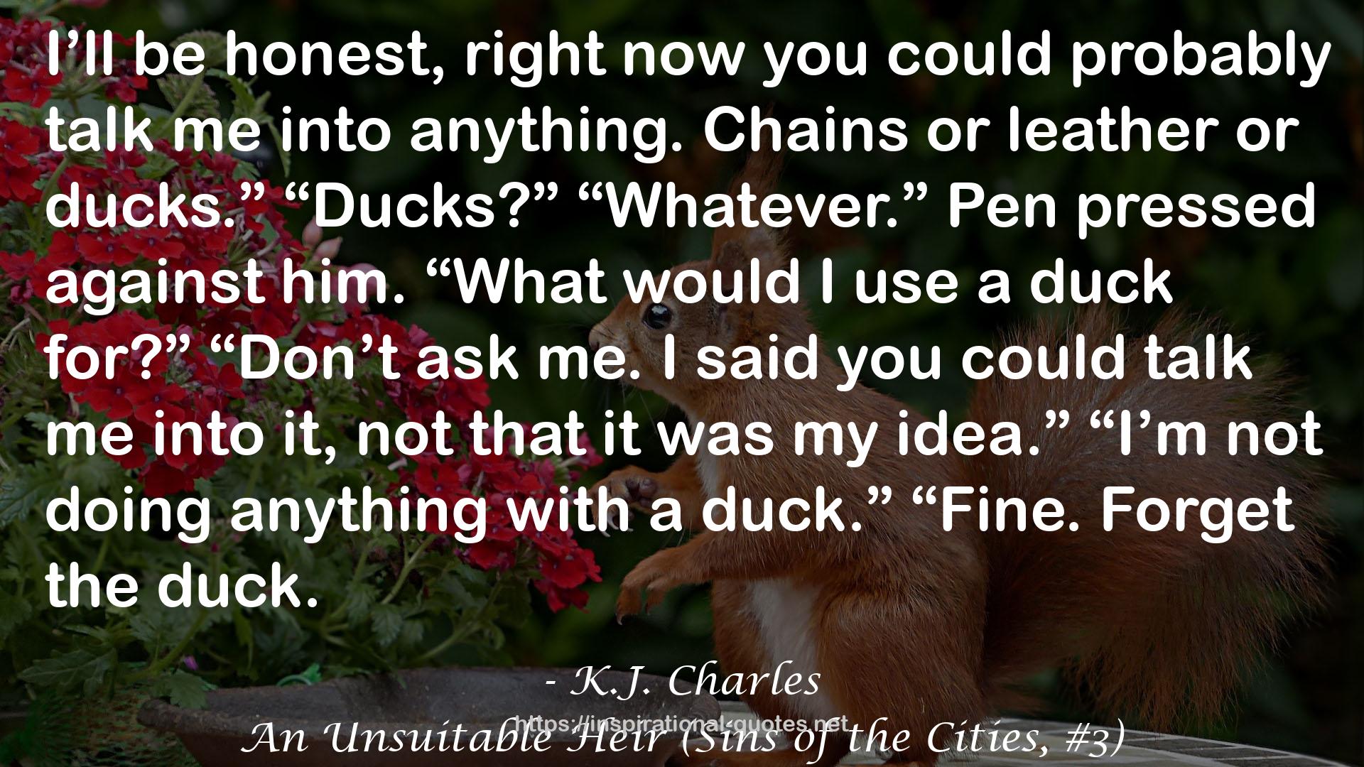 An Unsuitable Heir (Sins of the Cities, #3) QUOTES