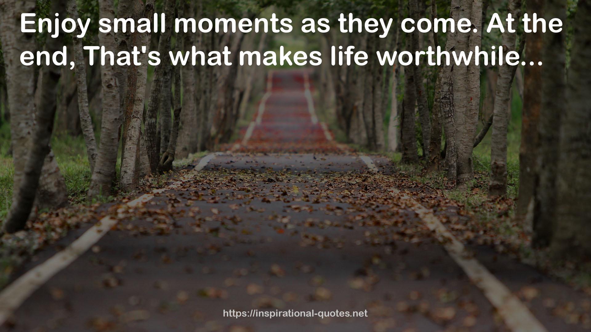 small moments  QUOTES