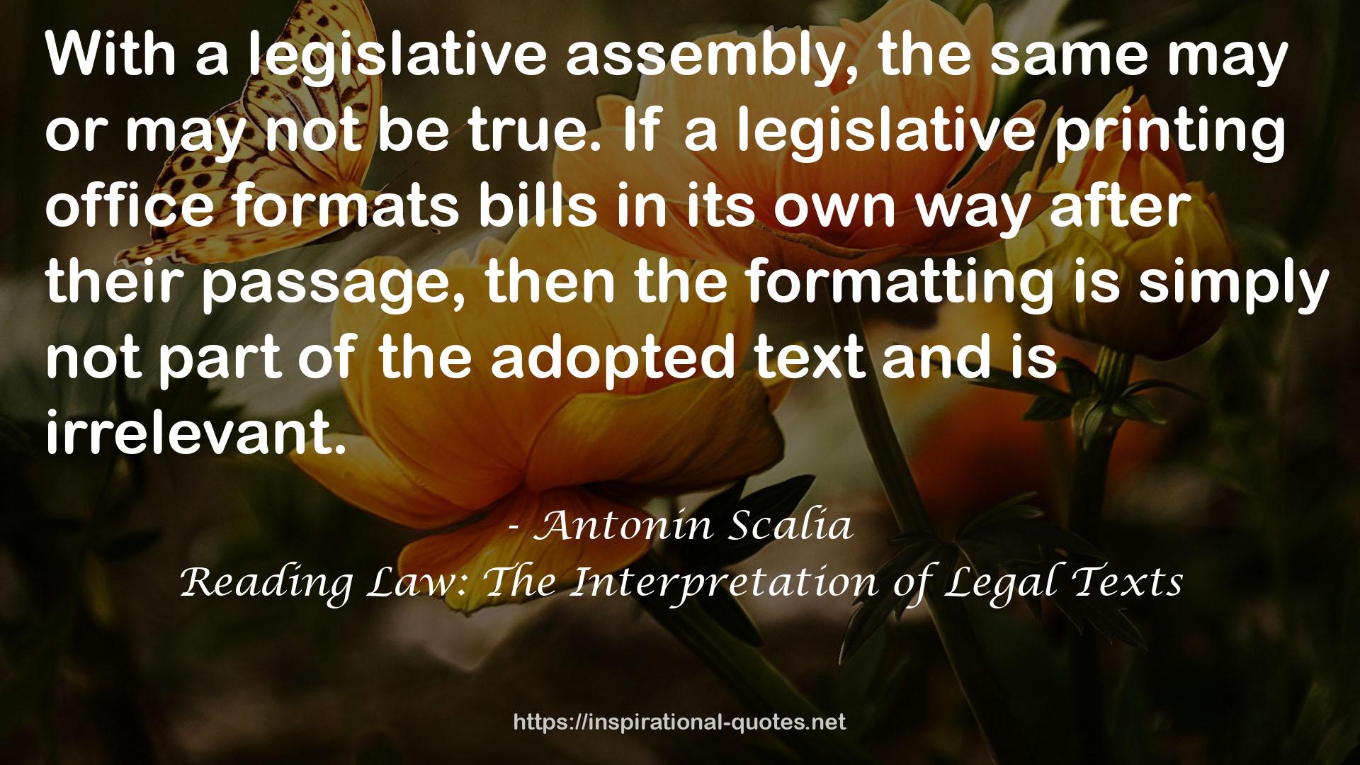 Antonin Scalia QUOTES