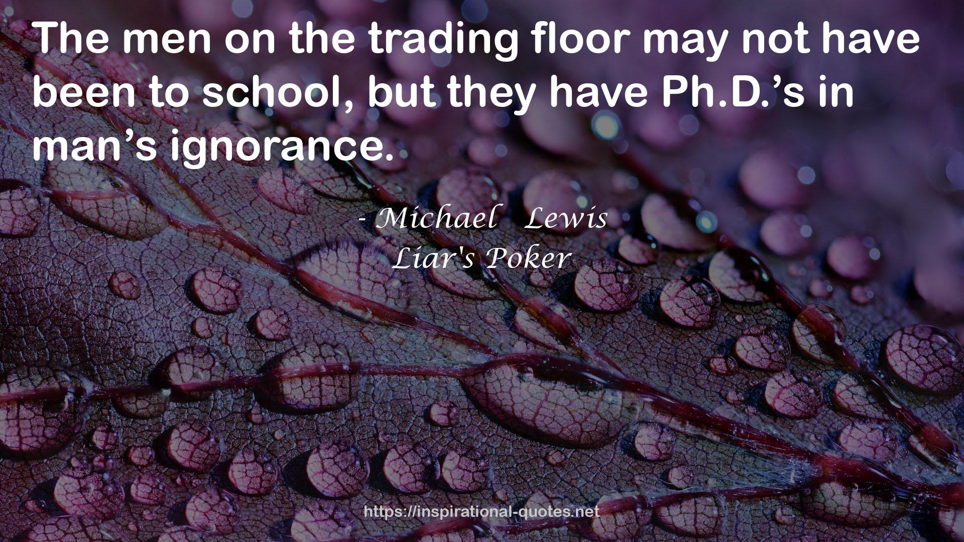 the trading floor  QUOTES