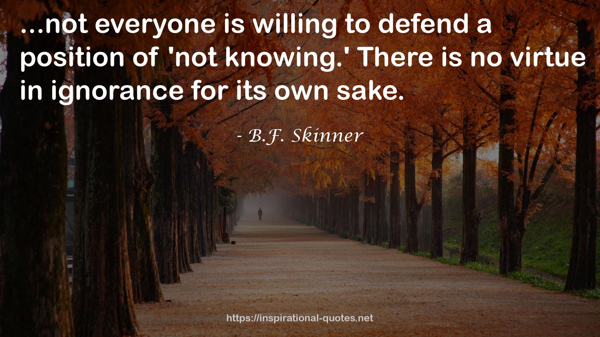 B.F. Skinner QUOTES