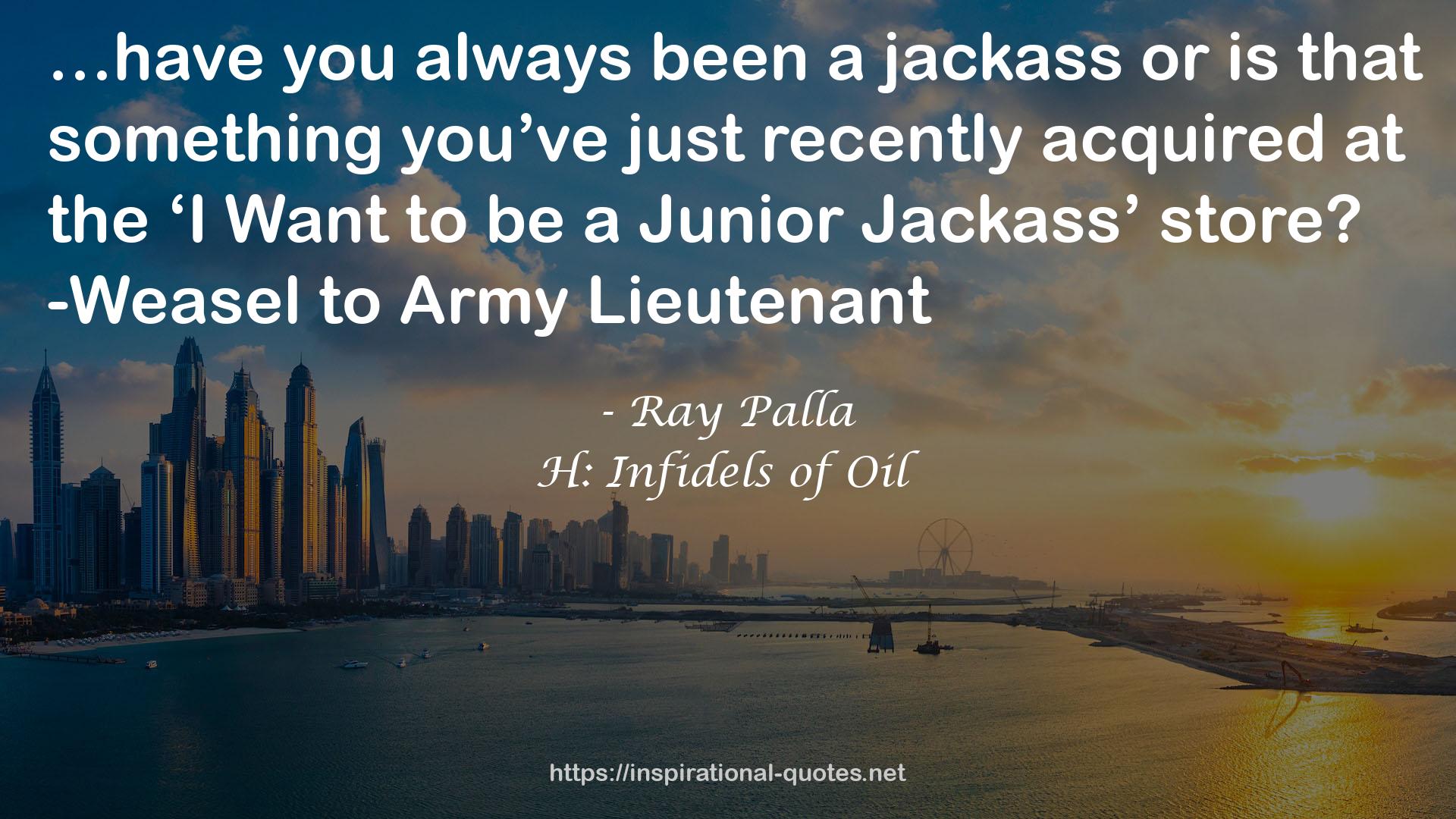a jackass  QUOTES
