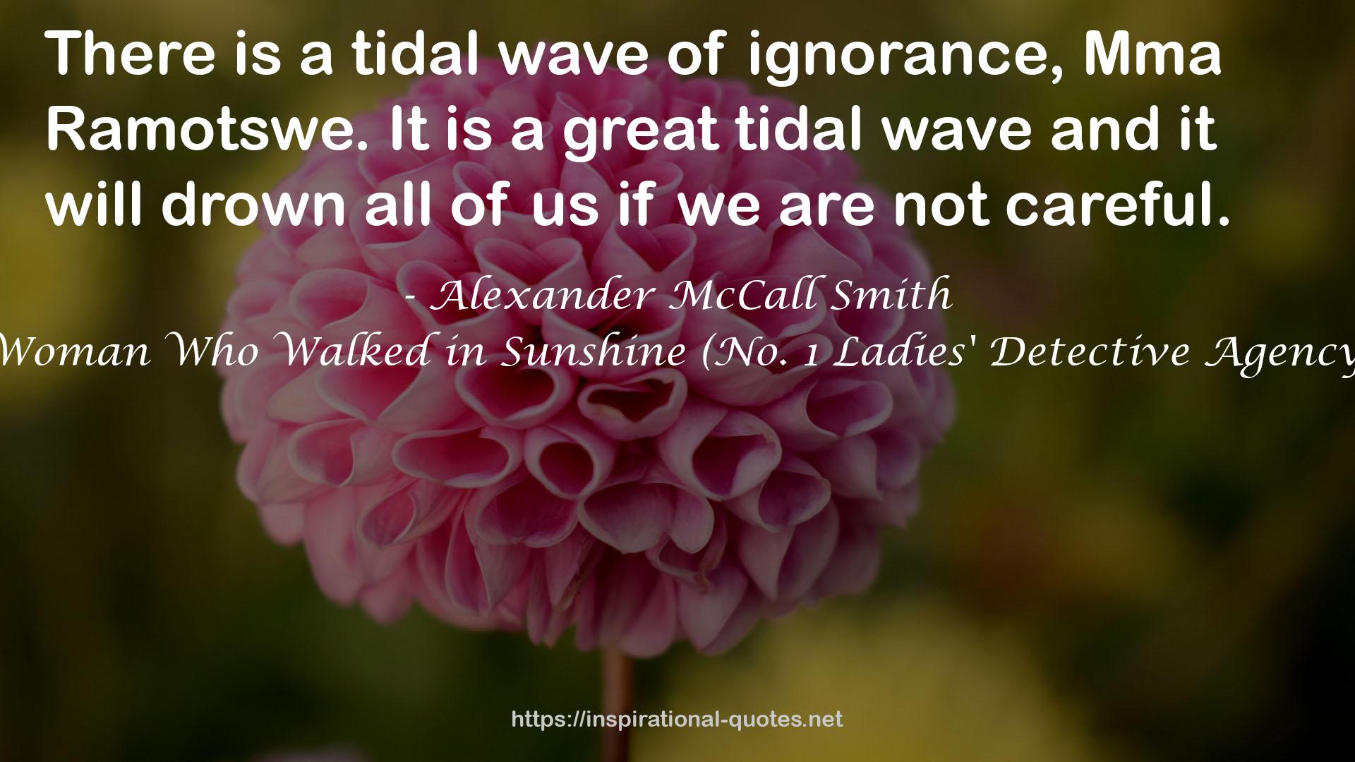 a great tidal wave  QUOTES