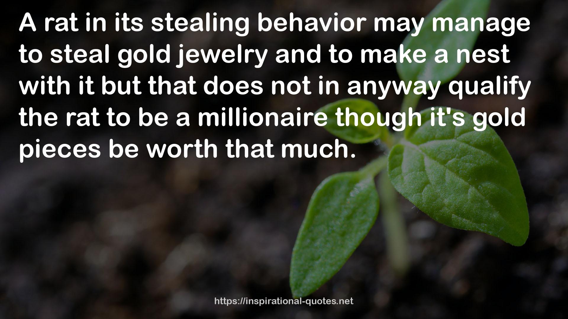 gold jewelry  QUOTES