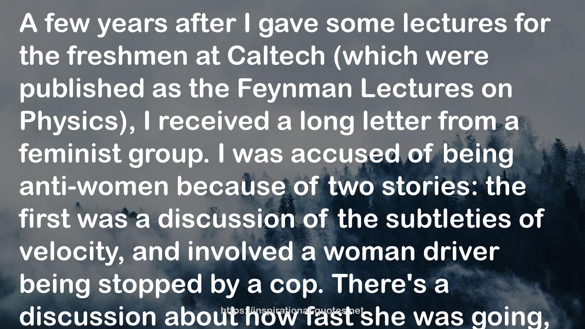 Caltech  QUOTES