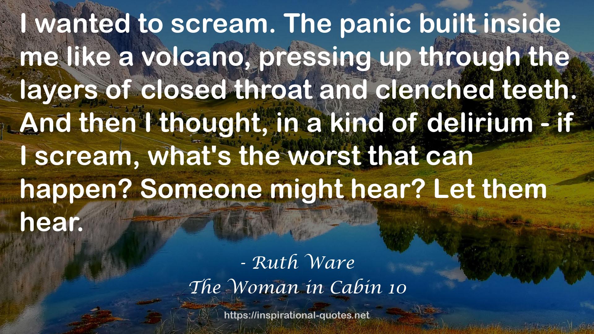 The Woman in Cabin 10 QUOTES