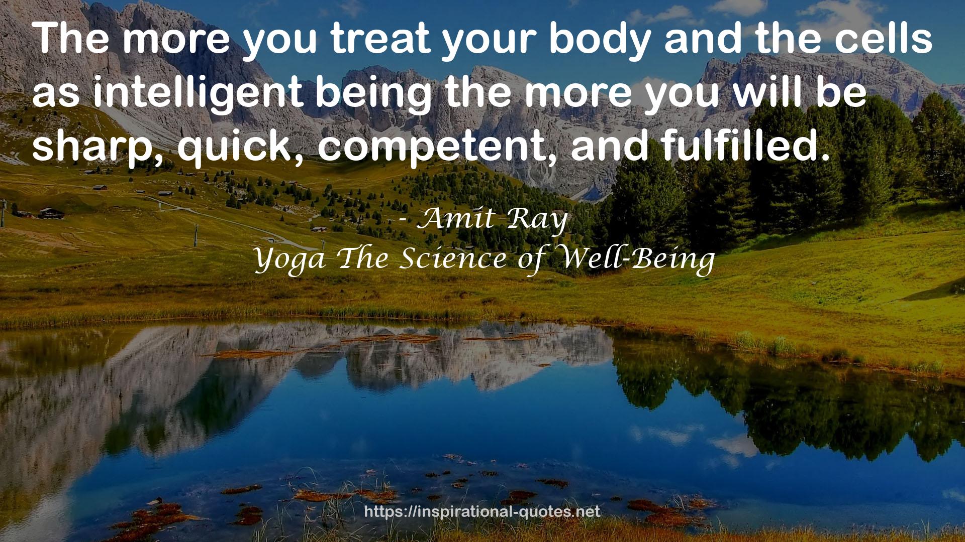 Yoga The Science of Well-Being QUOTES