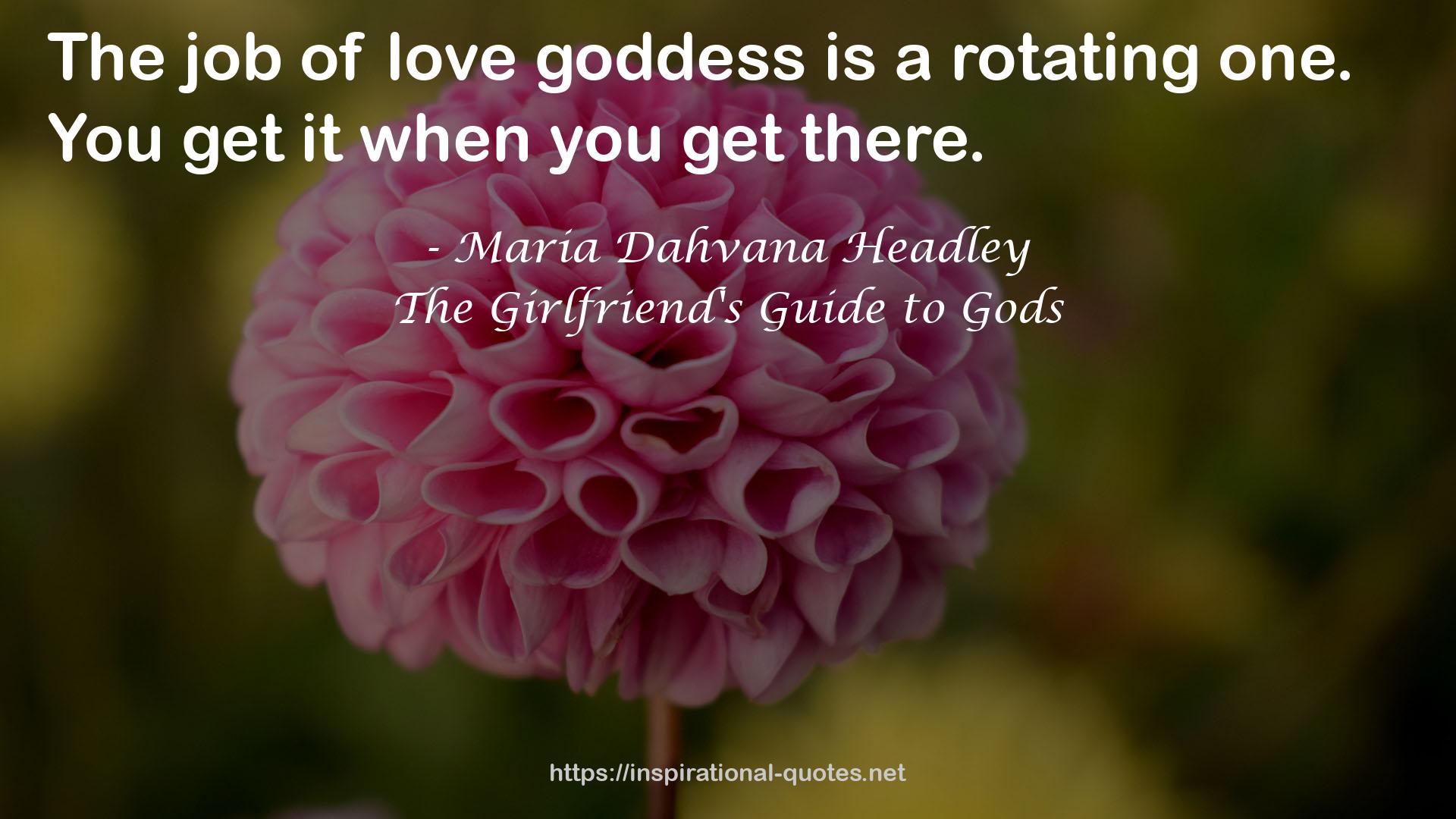 The Girlfriend's Guide to Gods QUOTES