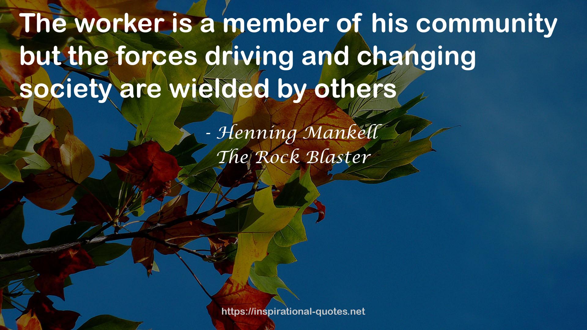 The Rock Blaster QUOTES