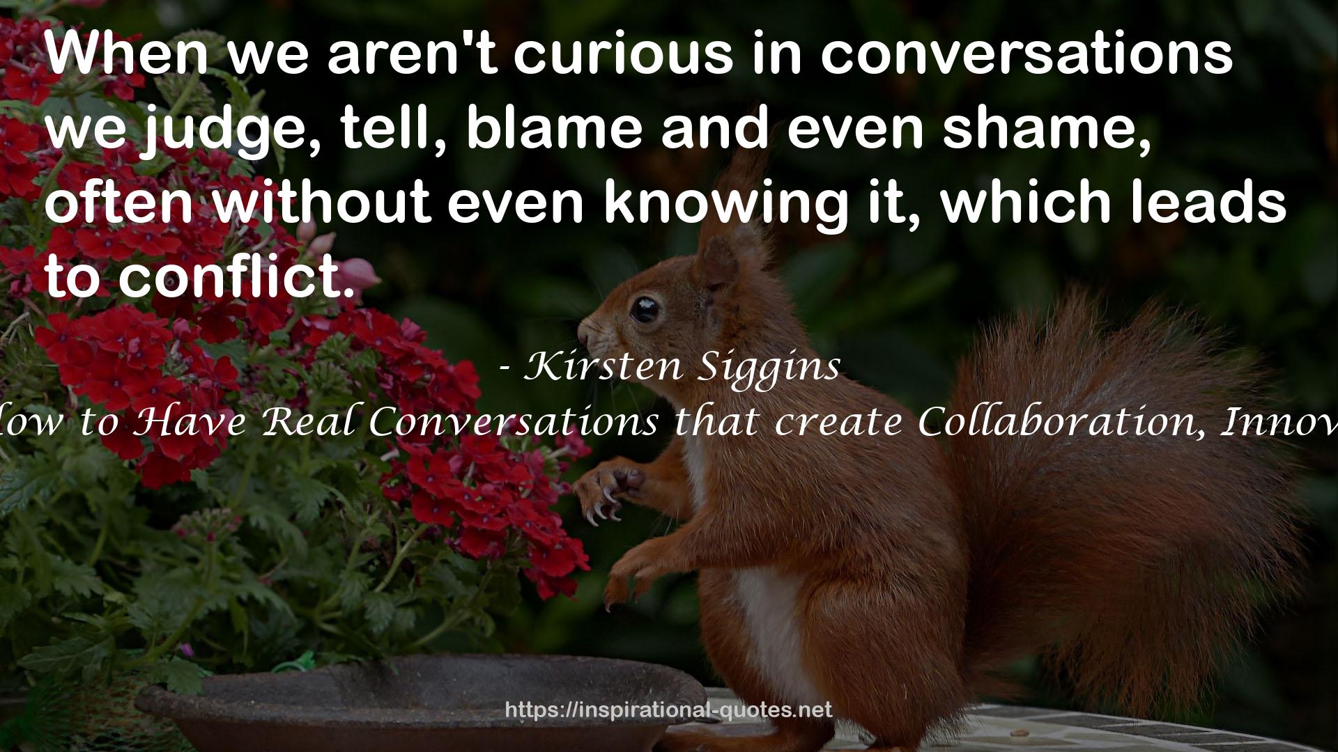 Kirsten Siggins QUOTES