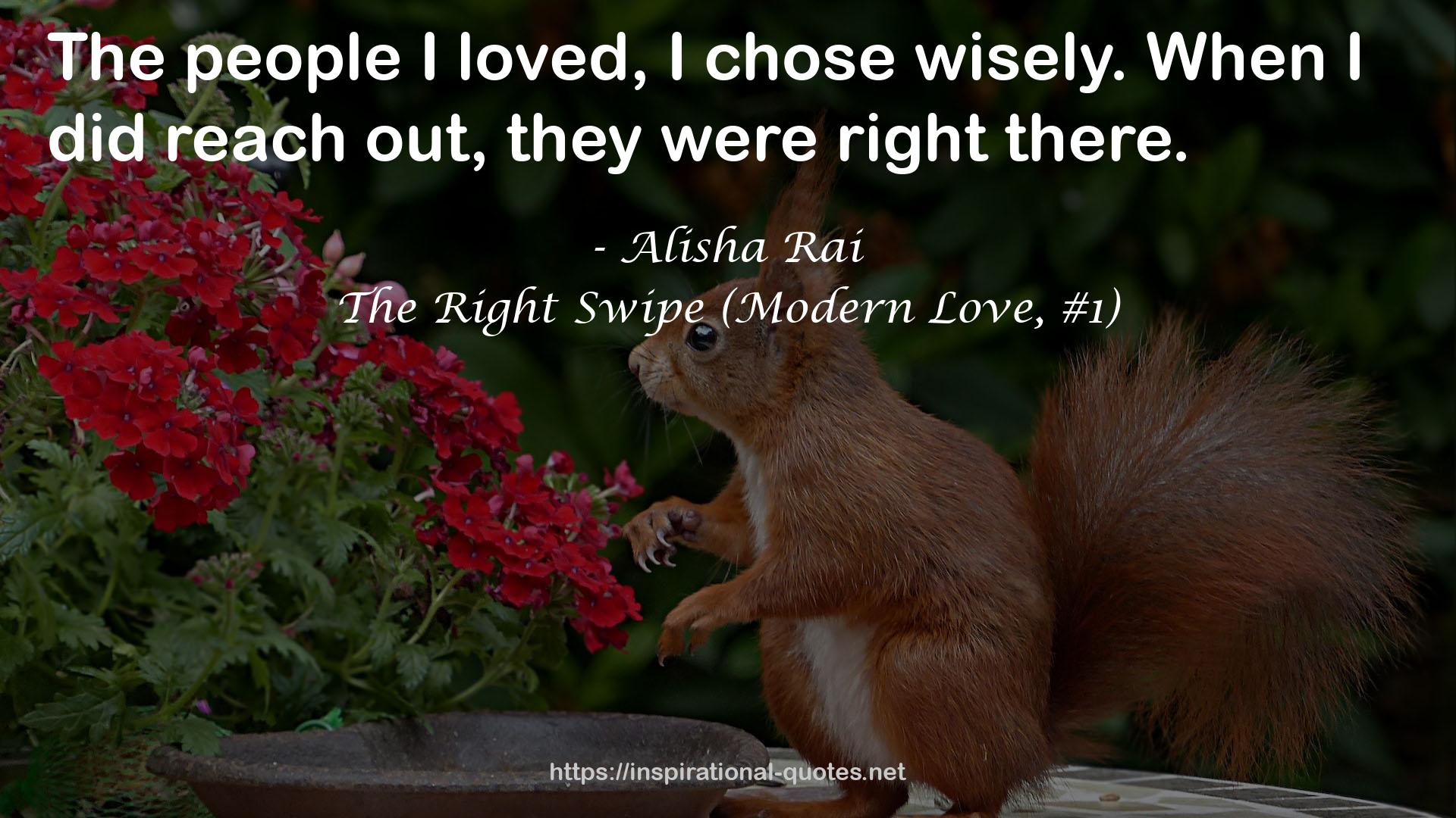 The Right Swipe (Modern Love, #1) QUOTES
