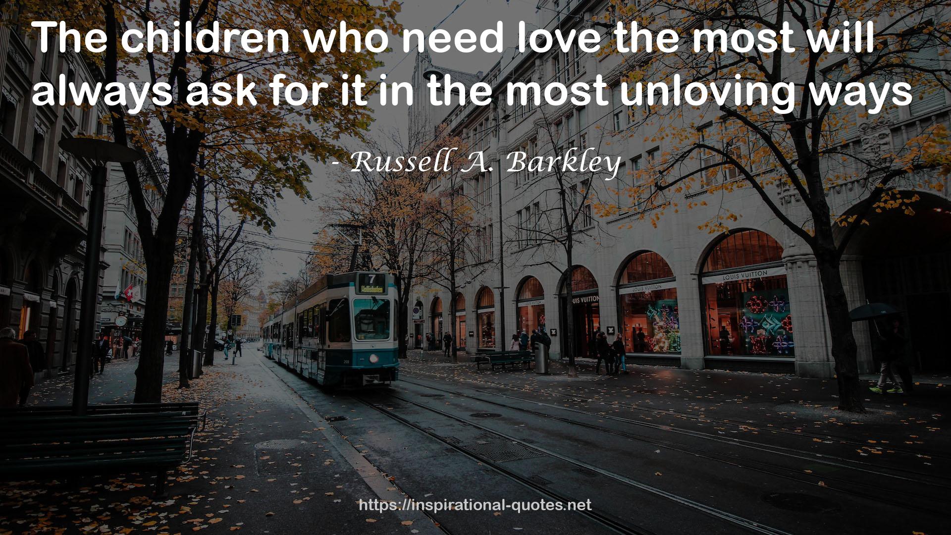 Russell A. Barkley QUOTES