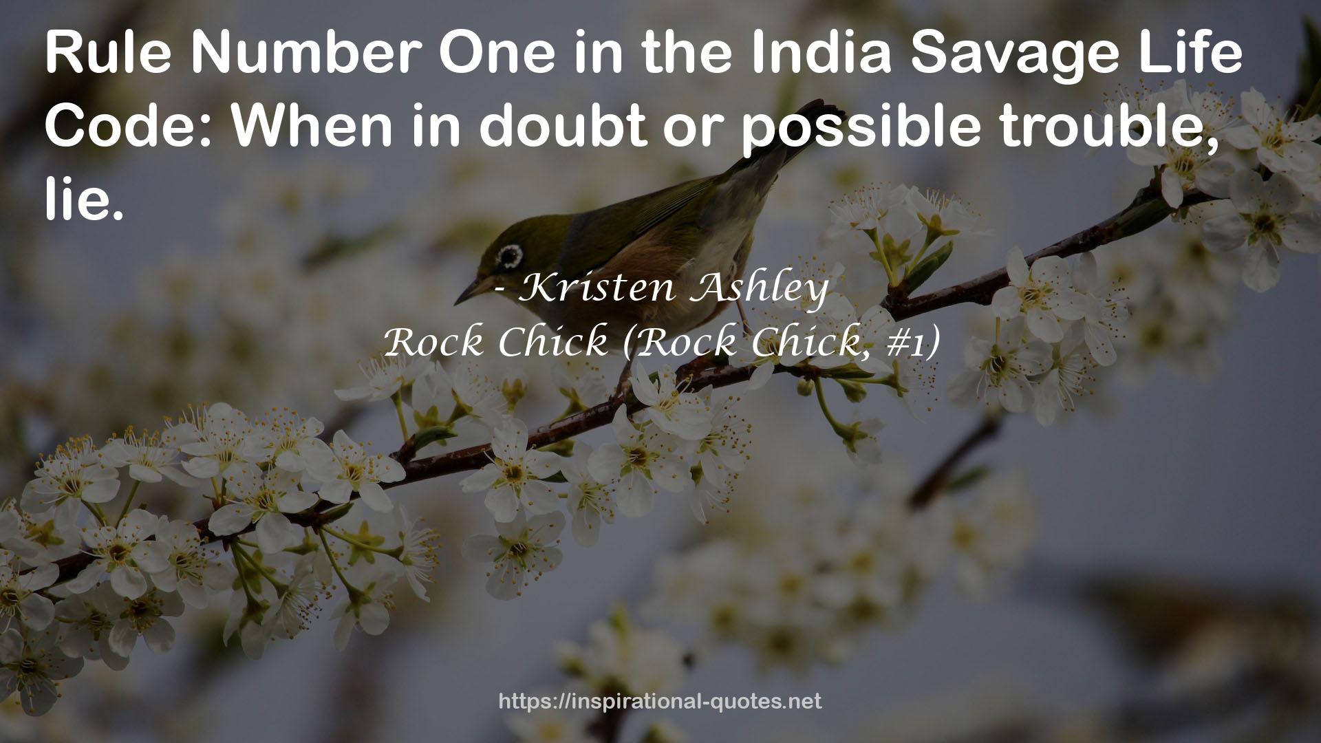 Rock Chick (Rock Chick, #1) QUOTES