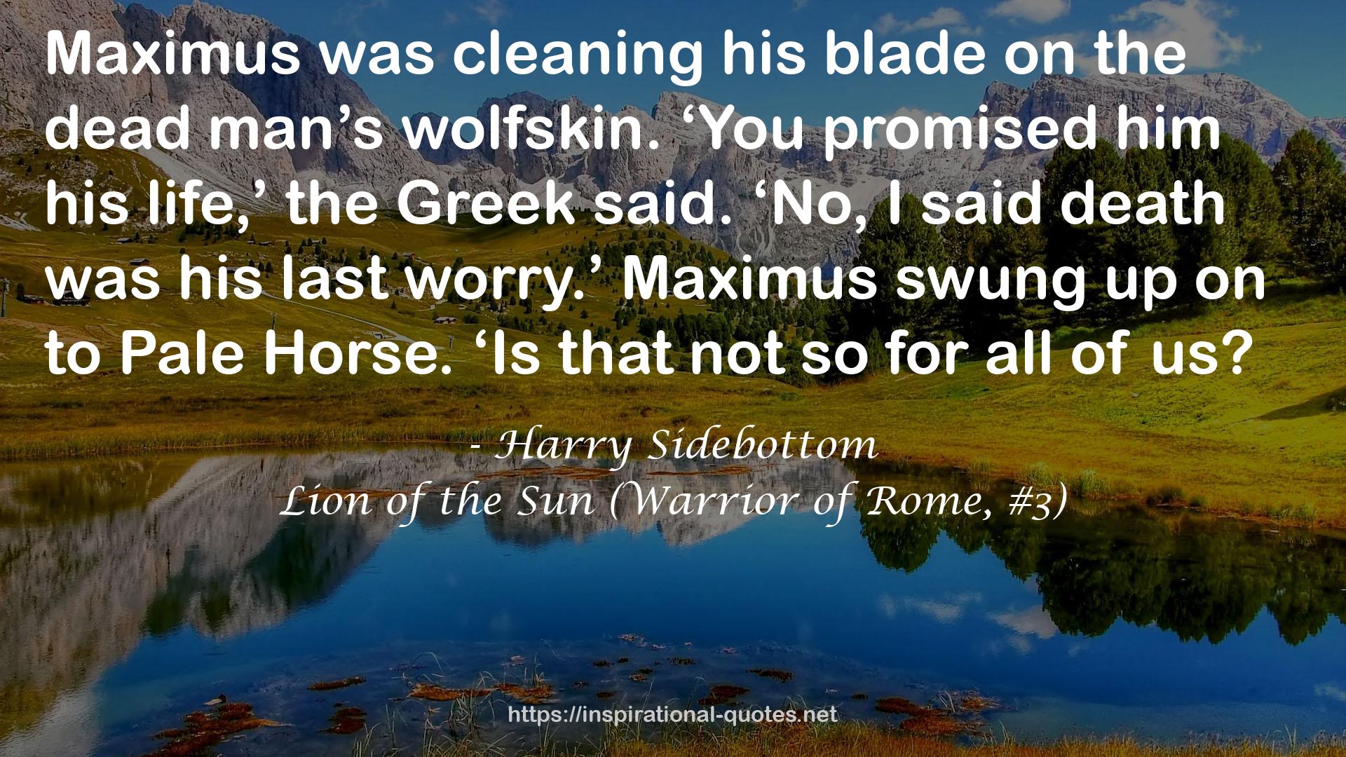 Lion of the Sun (Warrior of Rome, #3) QUOTES