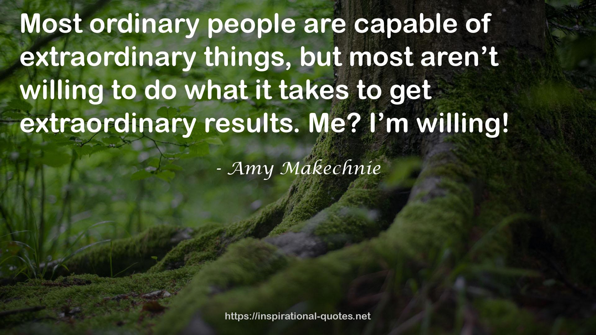 Amy Makechnie QUOTES