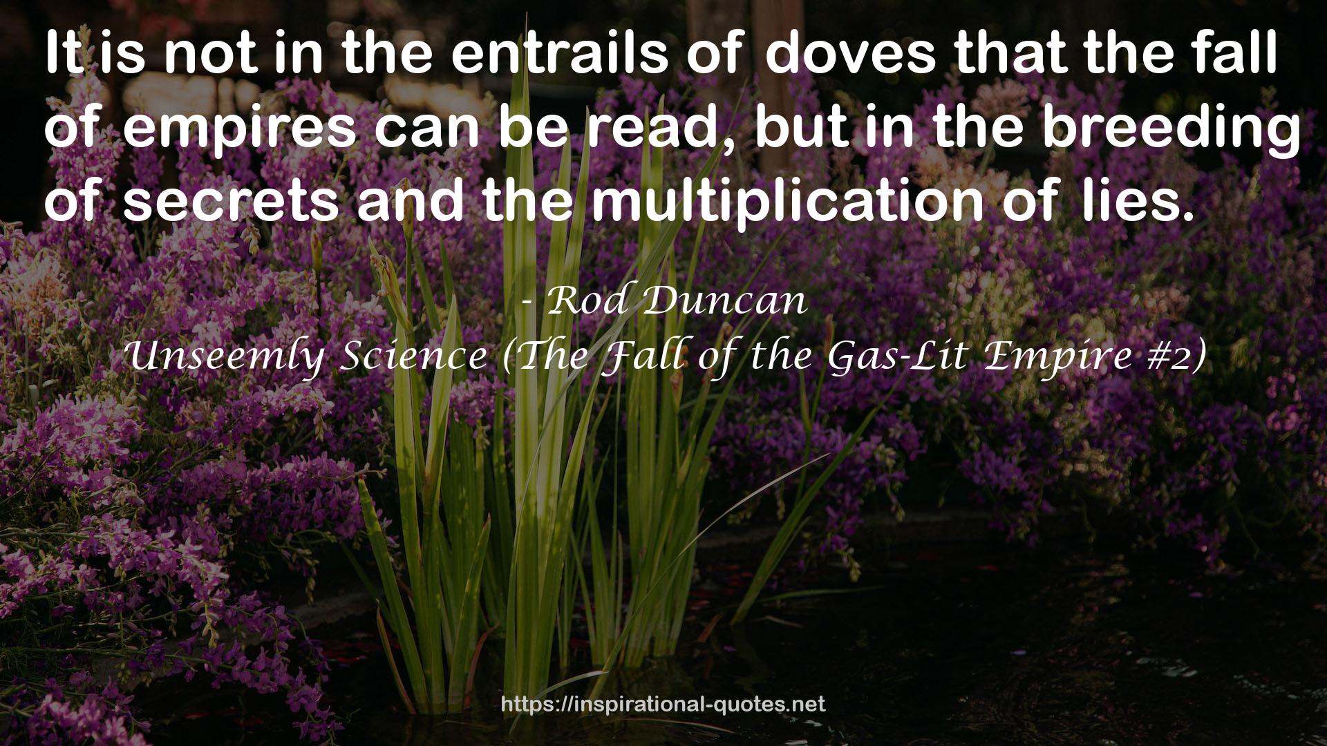 Rod Duncan QUOTES