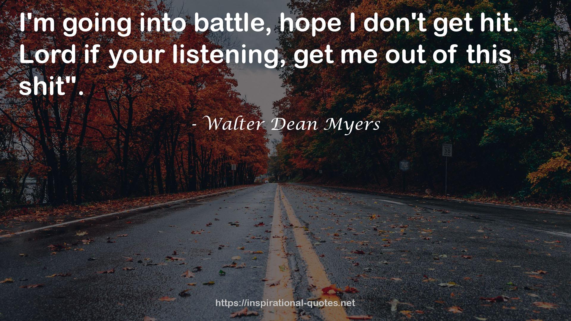 Walter Dean Myers QUOTES