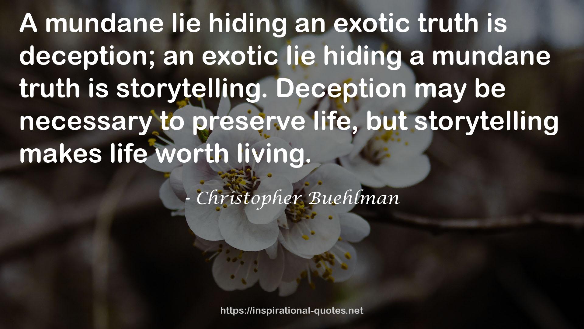 an exotic truth  QUOTES