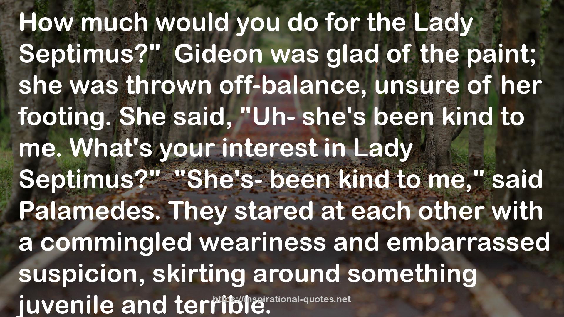 Gideon the Ninth (The Locked Tomb, #1) QUOTES